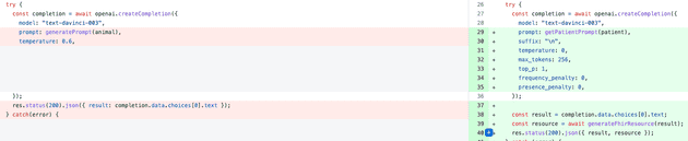 Cambios en el código original fueron pocos