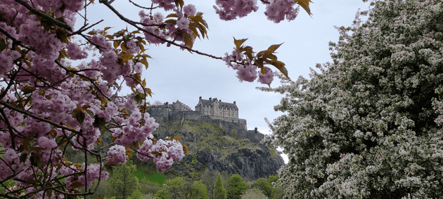 El castillo de Edimburgo